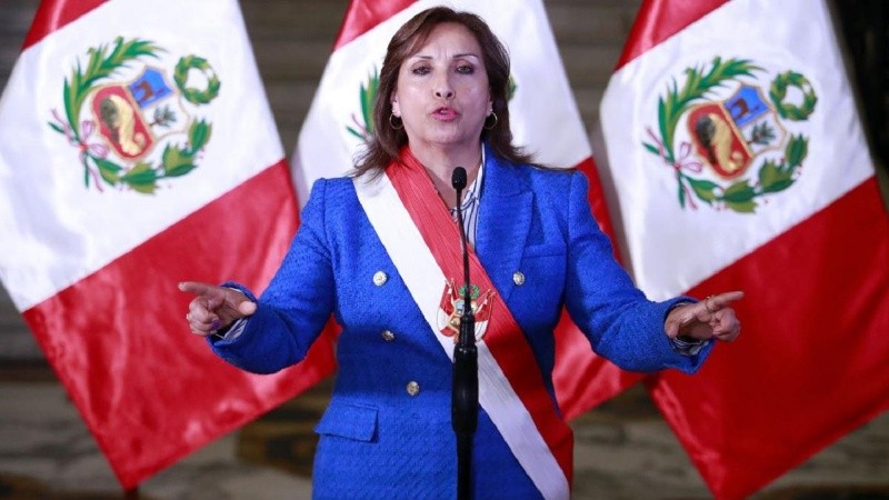 La actual presidenta de Perú, Dina Boluarte.