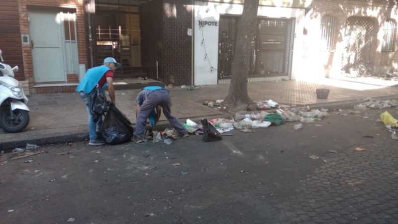 Limpieza en la zona de Pichincha