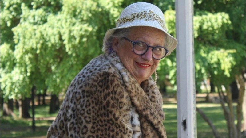 La artista Celia Caggiano.