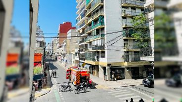 La zona en la que se produjo el principio de incendio.