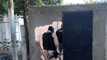 Uno de los aguantaderos allanados en zona norte atribuido a los Melli.