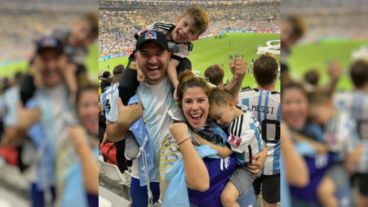 Diego Brancatelli, Cecilia Insinga y los hijos de la pareja.