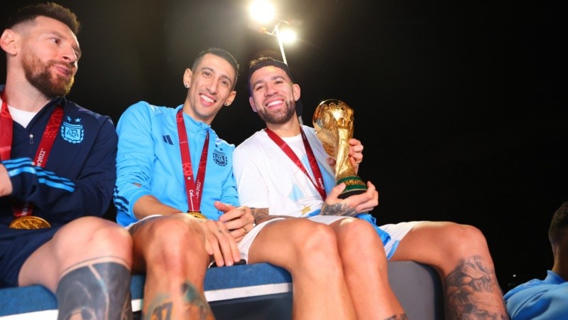 La selección y el pueblo argentino festejan el tercer campeonato mundial en una jornada histórica