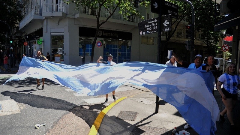 La selección y el pueblo argentino festejan el tercer campeonato mundial en una jornada histórica