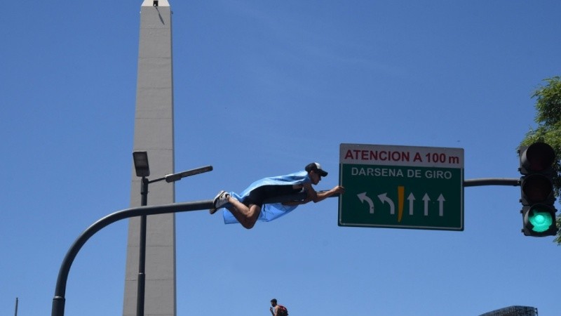 En los festejos por la Copa del Mundo hubo escenas de riesgo y accidentes.