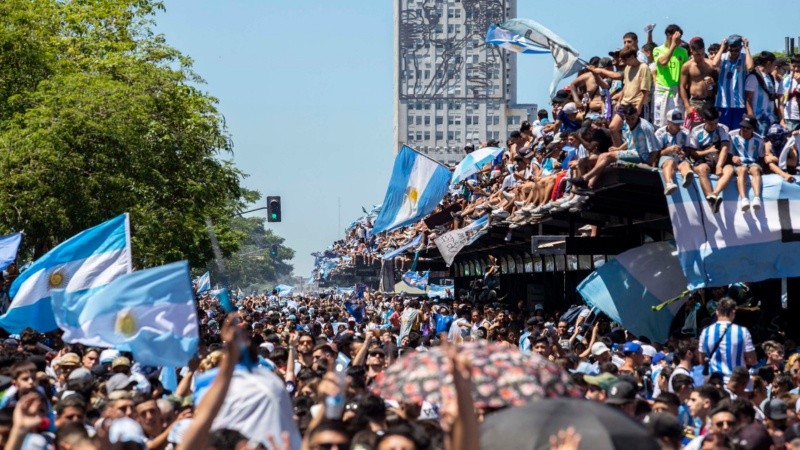 Una multitud sin precedentes en las calles de Buenos Aires este martes
