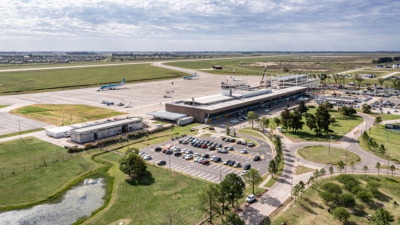 &nbsp;Vista aérea del nuevo aeropuerto.