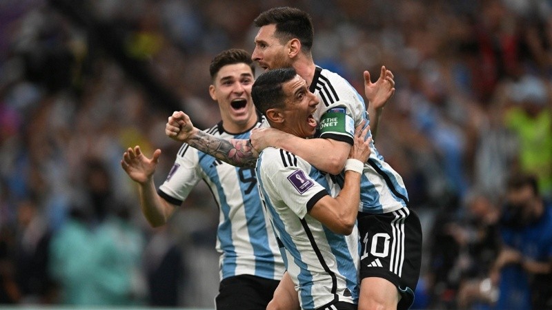 Messi y Di María fueron los referentes del plantel campeón.
