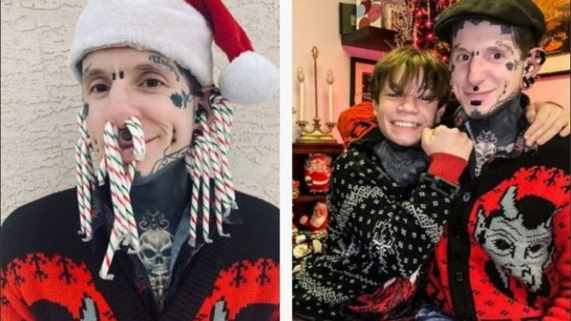 Cree que podría tener el título mundial por los caramelos en su rostro.