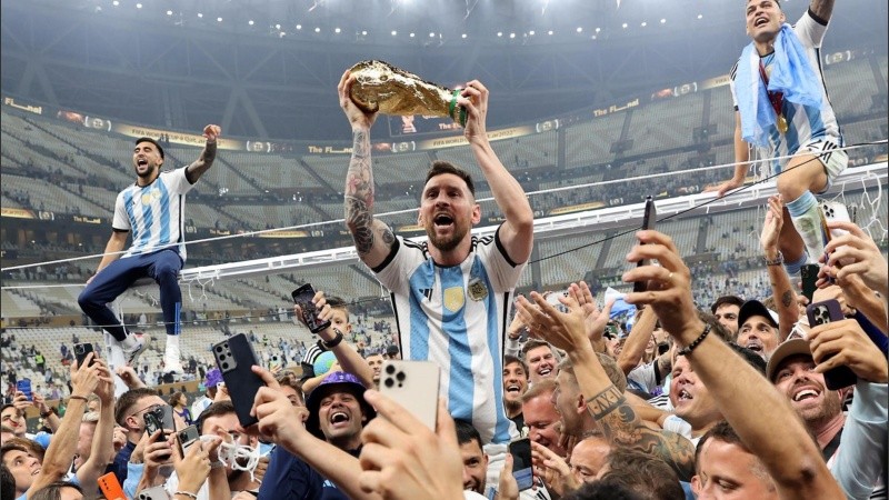 Los hinchas argentinos se tomaron con humor el enojo de los franceses tras perder la final del Mundial.