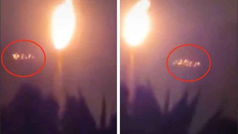 El  avistamiento duró varios minutos.