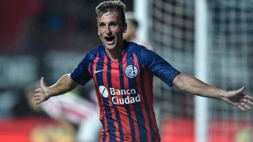 Bruno Pittón vistió la camiseta de San Lorenzo entre 2019 y 2021.