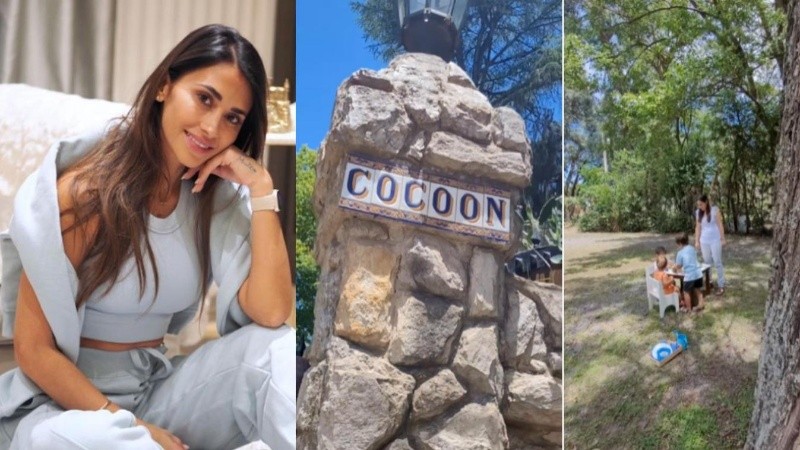 Antonella Roccuzzo apoya la iniciativa educativa que codirige su hermana Paula.