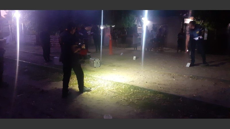 El hombre fue atacado en plena madrugada.