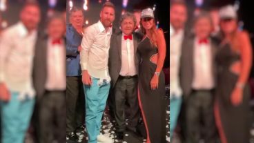 Los Messi con Cacho, la voz de Los Palmeras.