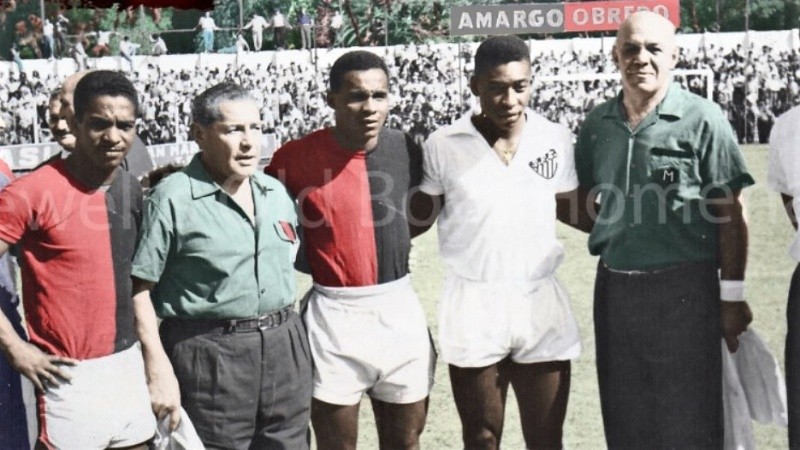 Pelé en el parque Independencia, en 1961.