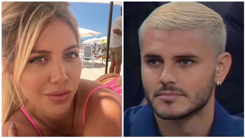 Wanda está en Uruguay con su hermana y sus cinco hijos.