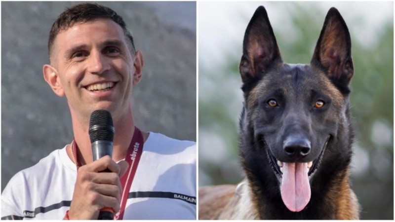 Dibu Martínez se tatuó la Copa del Mundo en su pierna.