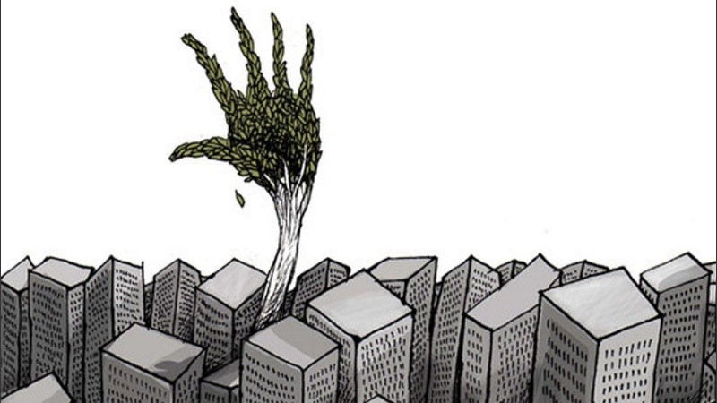 Una de las obras del caricaturista Ángel Boligán.