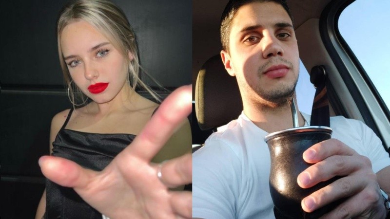 Constanza Romero (Coti) y Alexis Quiroga (Conejo).