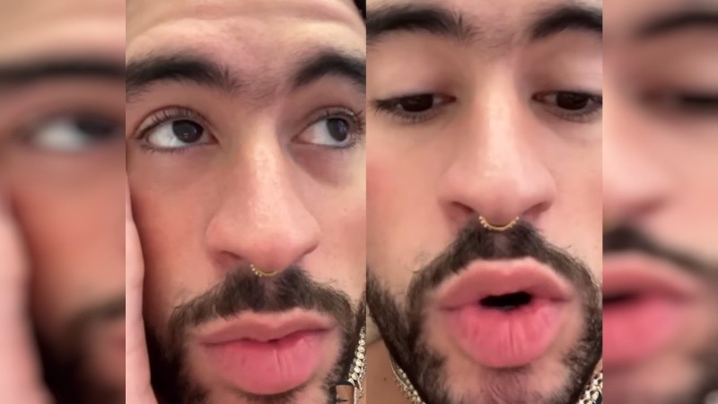 El cantante Bud Bunny.