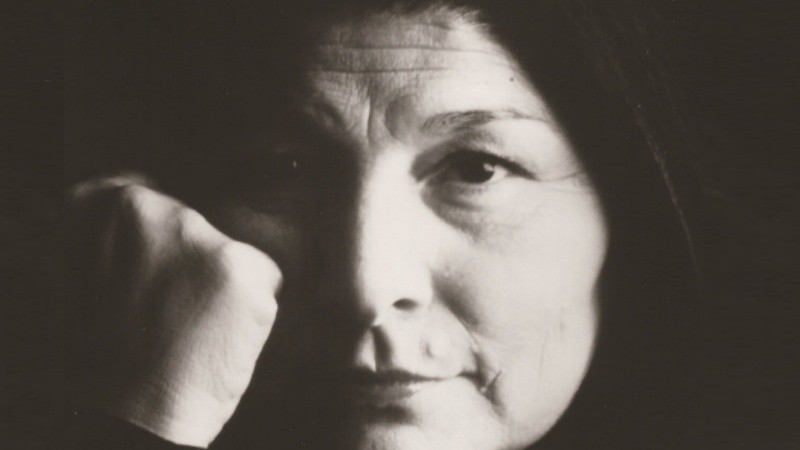 La cantora Mercedes Sosa.