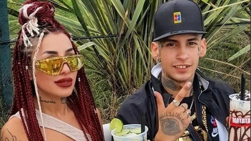 Tamara y Elián festejaron juntos Año Nuevo.