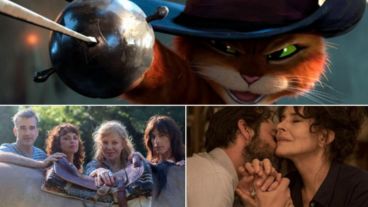 "El gato con botas 2", "las fiestas" y "Los jóvenes amantes" renuevan la cartelera.