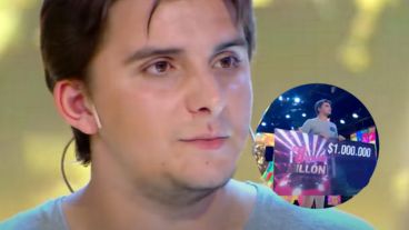 Fabricio, ganador de "Los 8 escalones del millón"