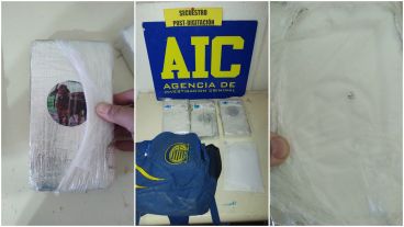 Secuestro en barrio La República. Logotipo y sello, es escasa aparición en la Argentina.