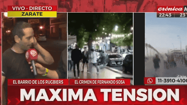 El momento en el que se produjo la amenaza.