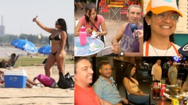 Río, pileta, aire, cerveza fría o helado; todo vale con máximas que llegarán a 40 grados.