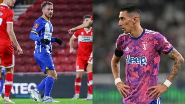 Alexis Mac Allister y Ángel Di María, dos campeones del mundo que fueron protagonistas este sábado en Europa.