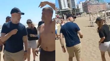 El líder del PRO pasó un mal momento en la arena de la Bristol.