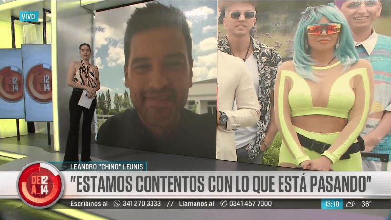 “El un desafío acompañar a los participantes y poner las reglas”, indicó Leandro Chino Leunis, quien conduce junto a Pampita Ardohain 