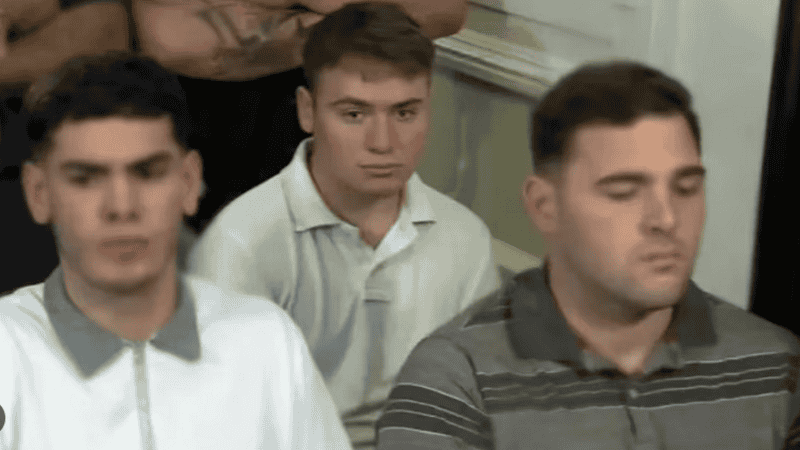 Luciano Perotossi, en segunda fila. Es el rugbier que rompió el silencio.