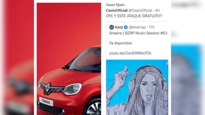 Renault y Casio le respondieron a Shakira por nombrarlos en la nueva canción
