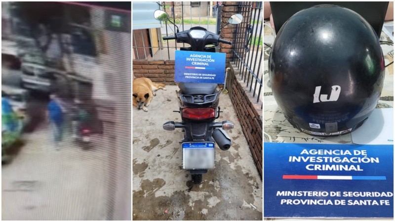 El arrebato al periodista y los elementos secuestrados.