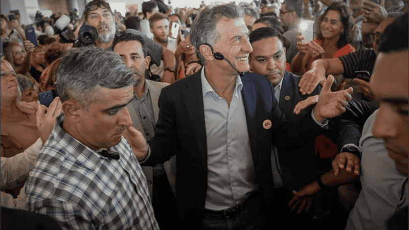 El fundador del PRO hizo un desembarco político en Mar del Plata.