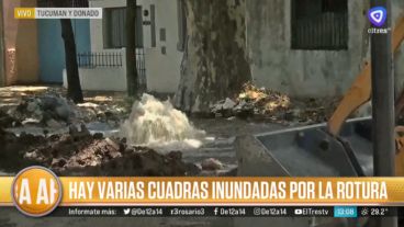 Importante pérdida de agua en Tucumán y Donado