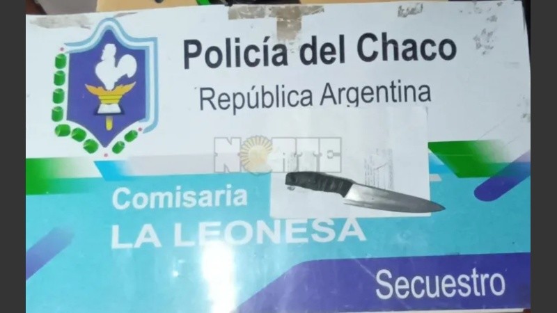 También secuestraron un cuchillo que será peritado para determinar si fue el arma utilizada en el homicidio.