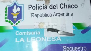 También secuestraron un cuchillo que será peritado para determinar si fue el arma utilizada en el homicidio.