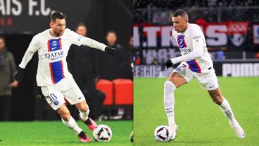 El argentino y el francés volvieron a encontrarse tras la final del Mundial.