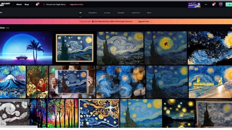 El grupo de artistas acusa a las empresas de inteligencia artificial de infringir derechos de autor.