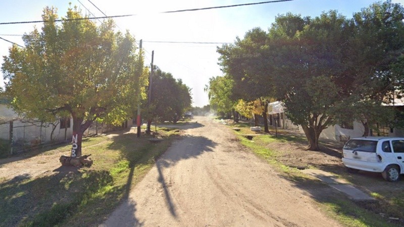 La zona donde se produjo el crimen.