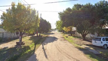 La zona donde se produjo el crimen.