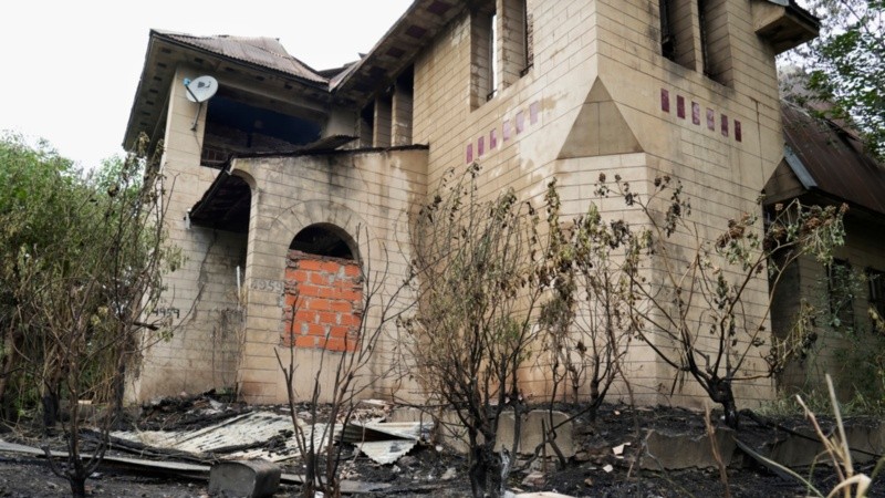 La vivienda de dos pisos es patrimonio histórico de Rosario.