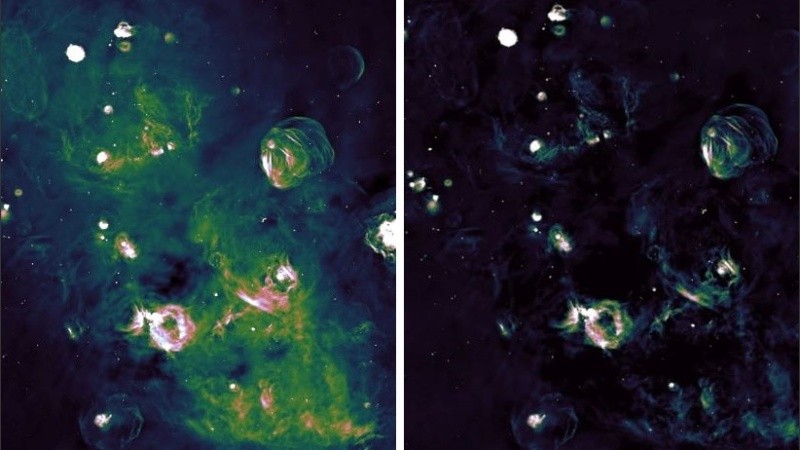 Estiman que hay alrededor de 1.500 remanentes de supernova no detectados.