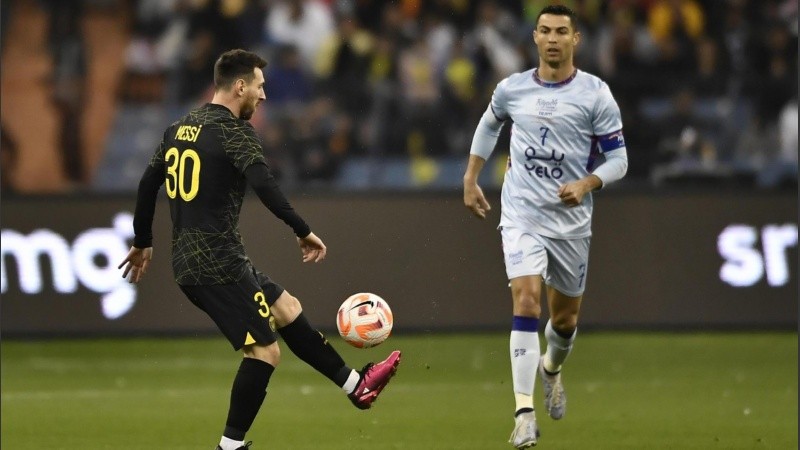 Messi se volvió a cruzar con Cristiano: fue victoria 5-3 para el PSG, que además tuvo a Neymar y Mbappé.