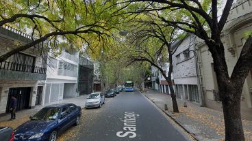 Santiago al 1100, donde ocurrió el escruche el pasado fin de semana.